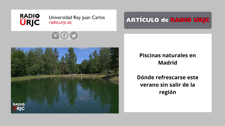 Piscinas naturales en Madrid: dónde refrescarse este verano sin salir de la región