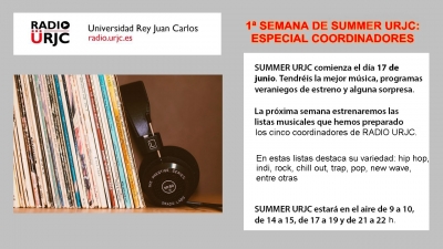 SUMMER URJC se estrena con una semana ESPECIAL denominada: EQUIPO URJC