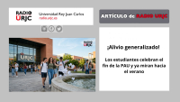 ¡Alivio generalizado! Los estudiantes celebran el fin de la PAU y ya miran hacia el verano