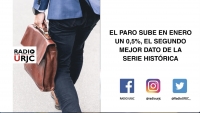 EL PARO SUBE EN ENERO UN 0,5%, EL SEGUNDO MEJOR DATO DE LA SERIE HISTÓRICA