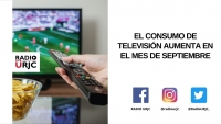 EL CONSUMO DE TELEVISIÓN AUMENTA EN EL MES DE SEPTIEMBRE